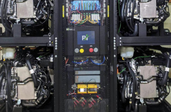 Microsoft's test showed that it's possible to power a row of server racks with fuel cell technology.