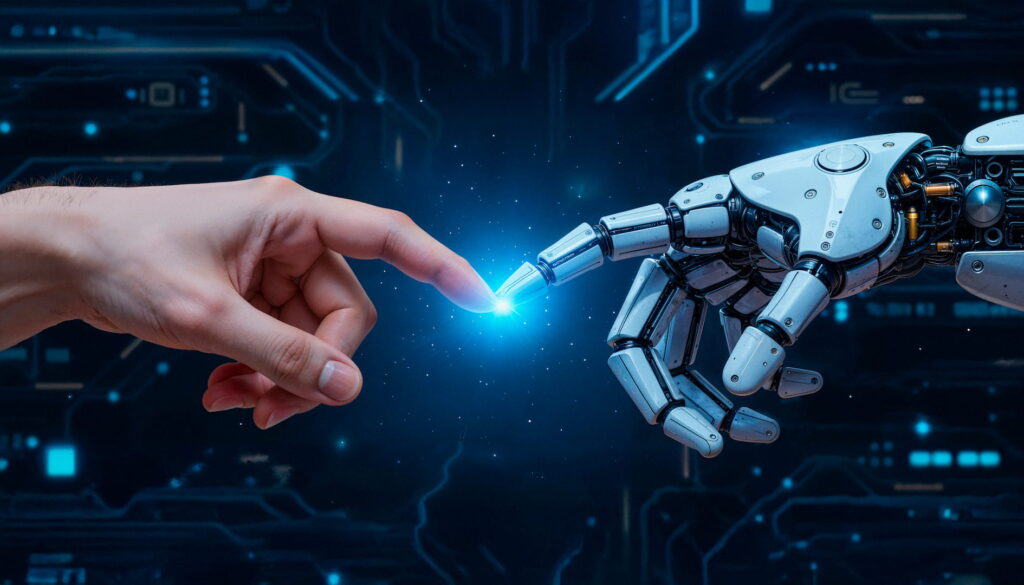 Human robot interaction digital world 1080